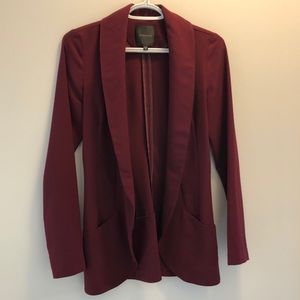 Dynamite Burgundy Blazer Jacket